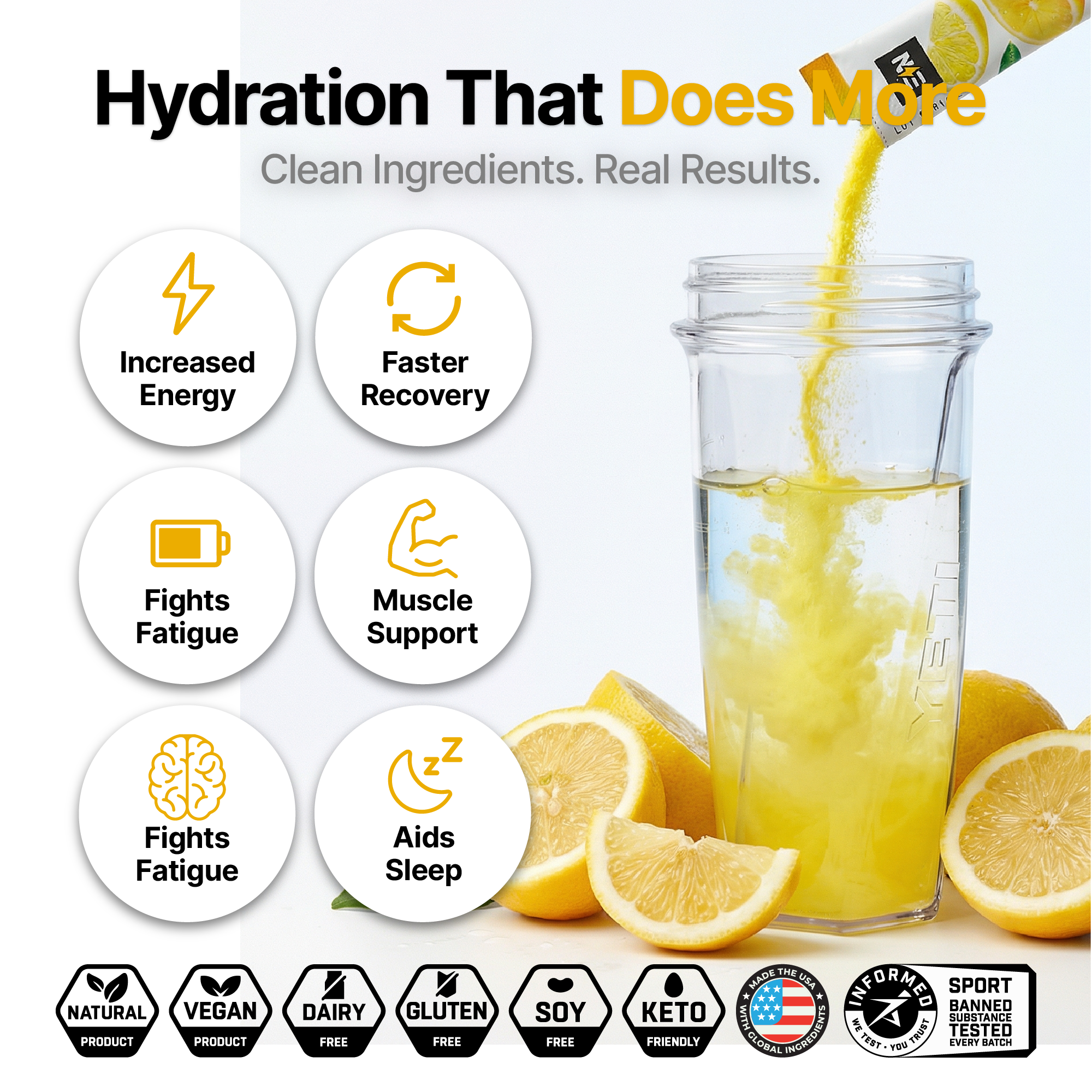 EN Hydration Drink Mix Lemonade – Nutrition facts, 1,580mg electrolytes per serving #Flavor_Lemonade