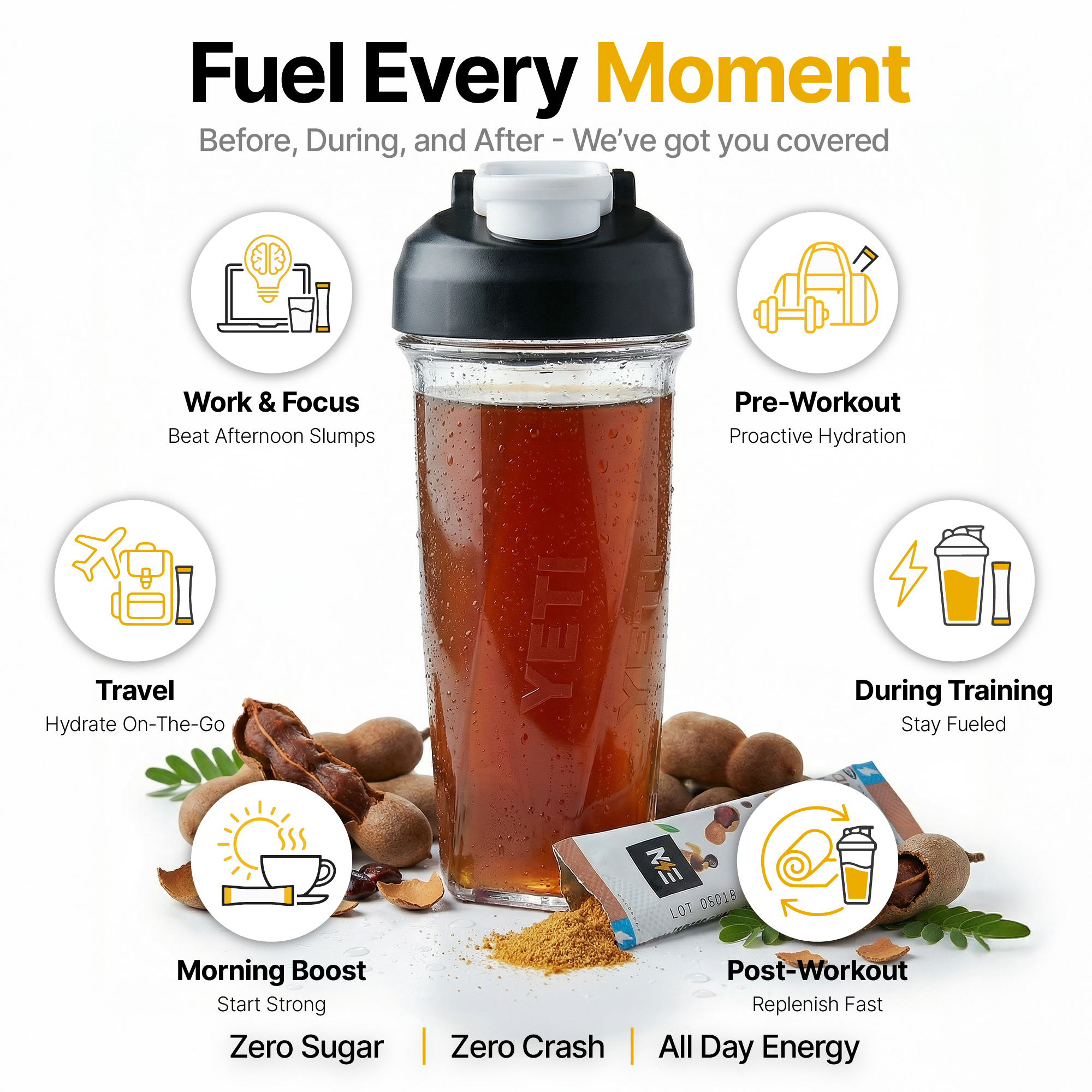EN Hydration Drink Mix Tamarind – Electrolyte profile, Informed Sport certified #Flavor_Tamarind