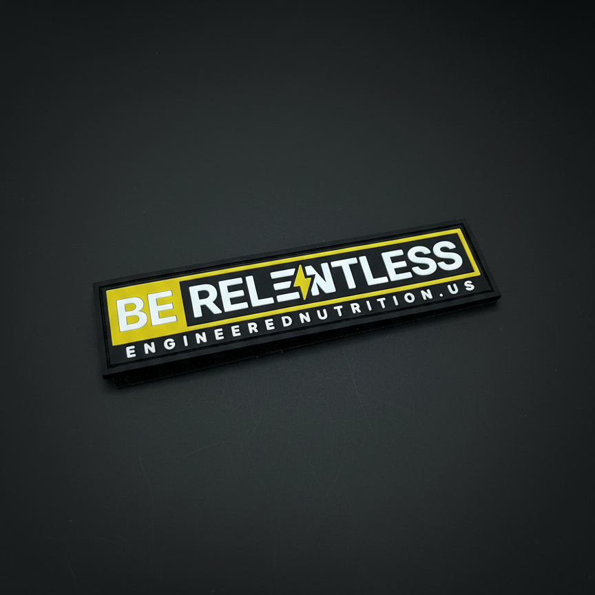 Be Relentless PVC Patch (Velcro Backed)