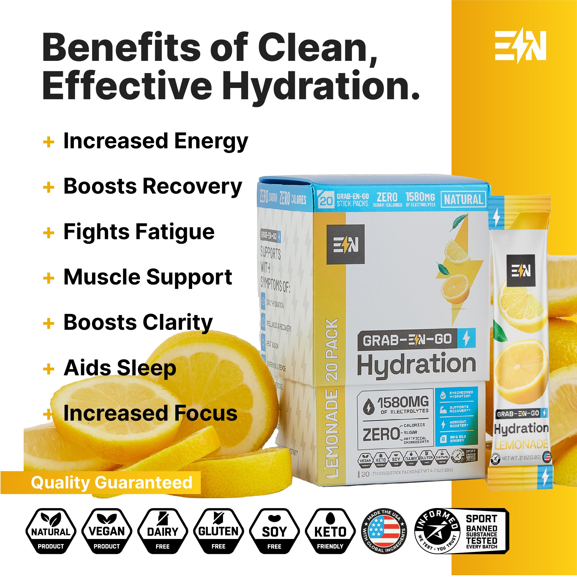 Hydration Drink Mix - Stick Packs