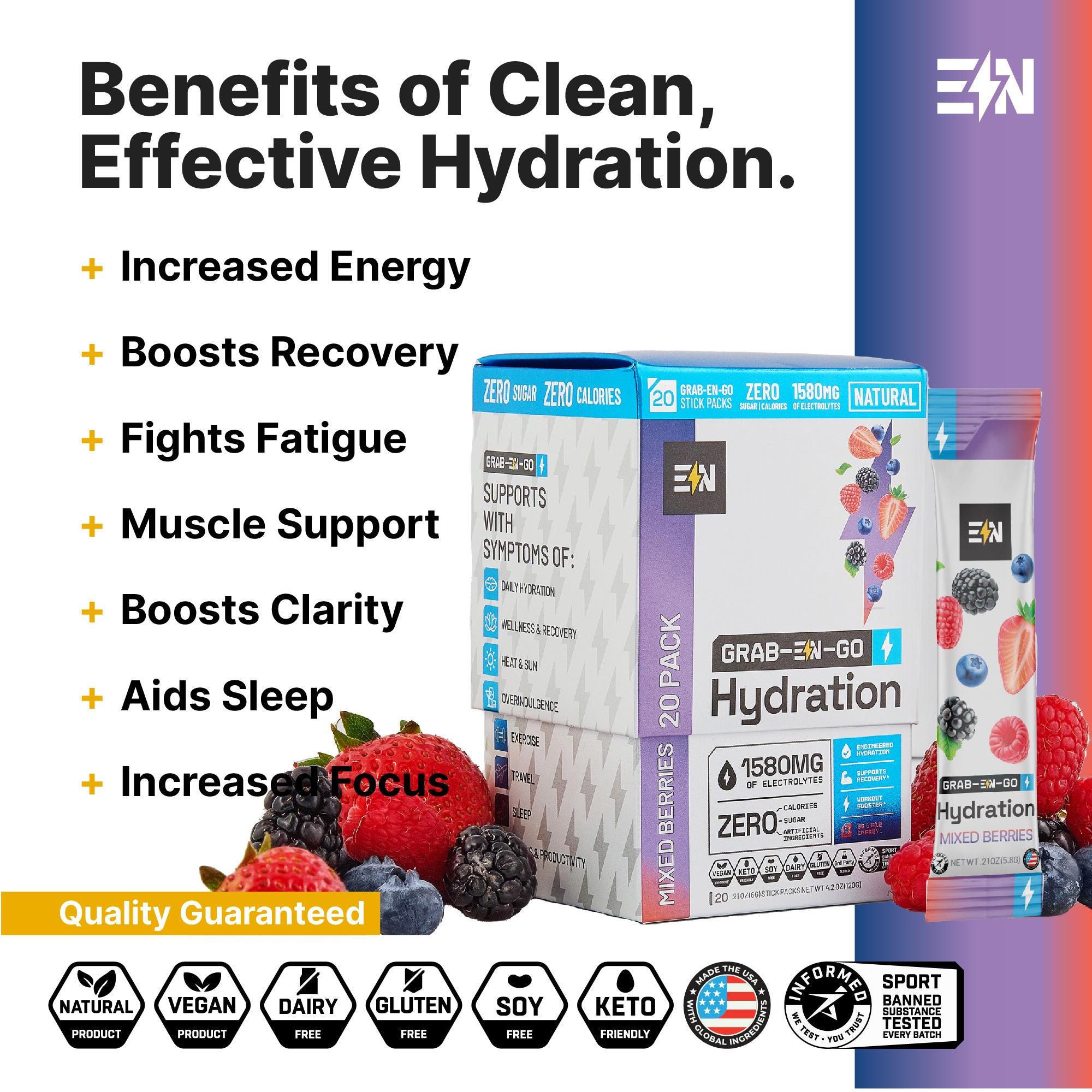 Hydration Drink Mix - Stick Packs