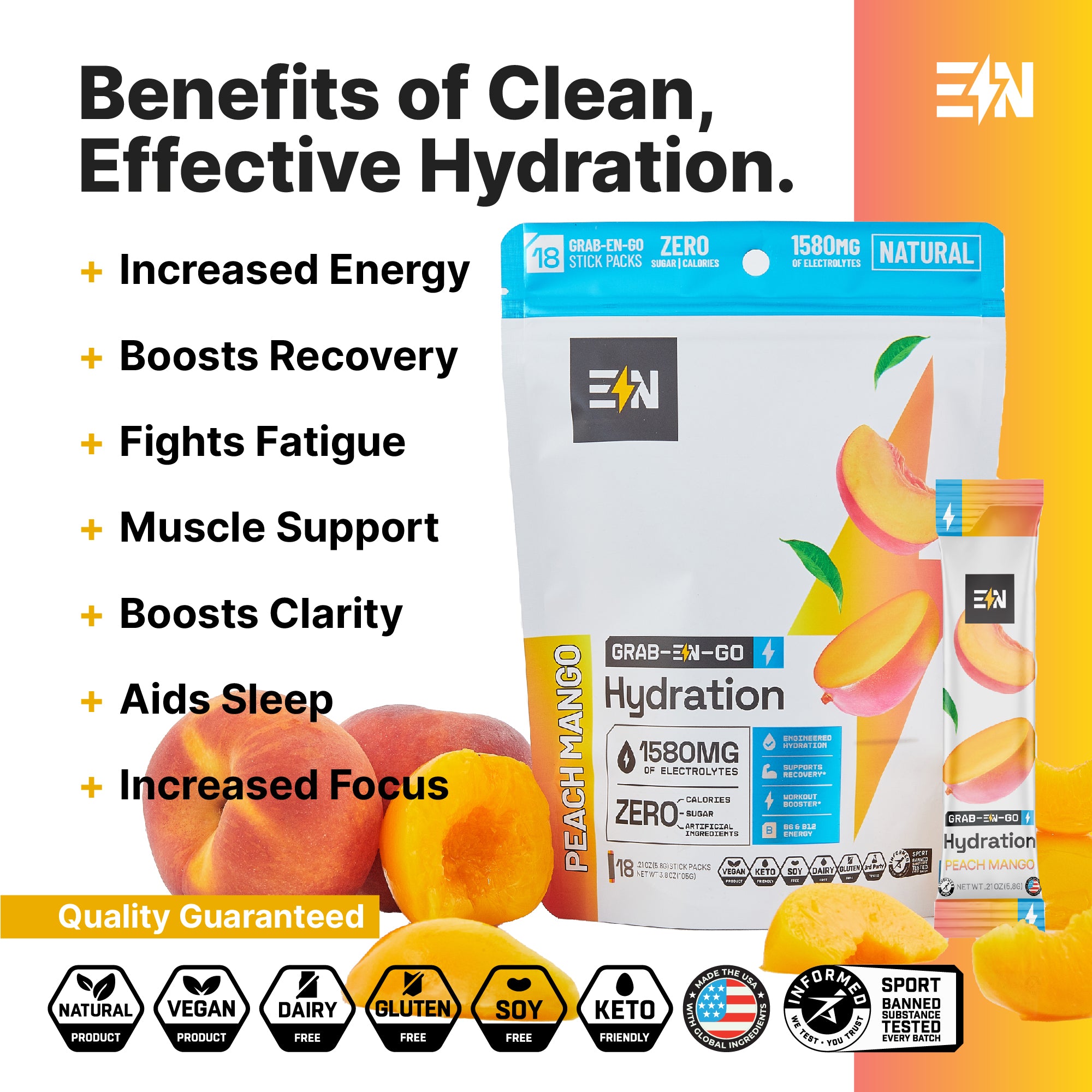 Hydration Drink Mix - Stick Packs