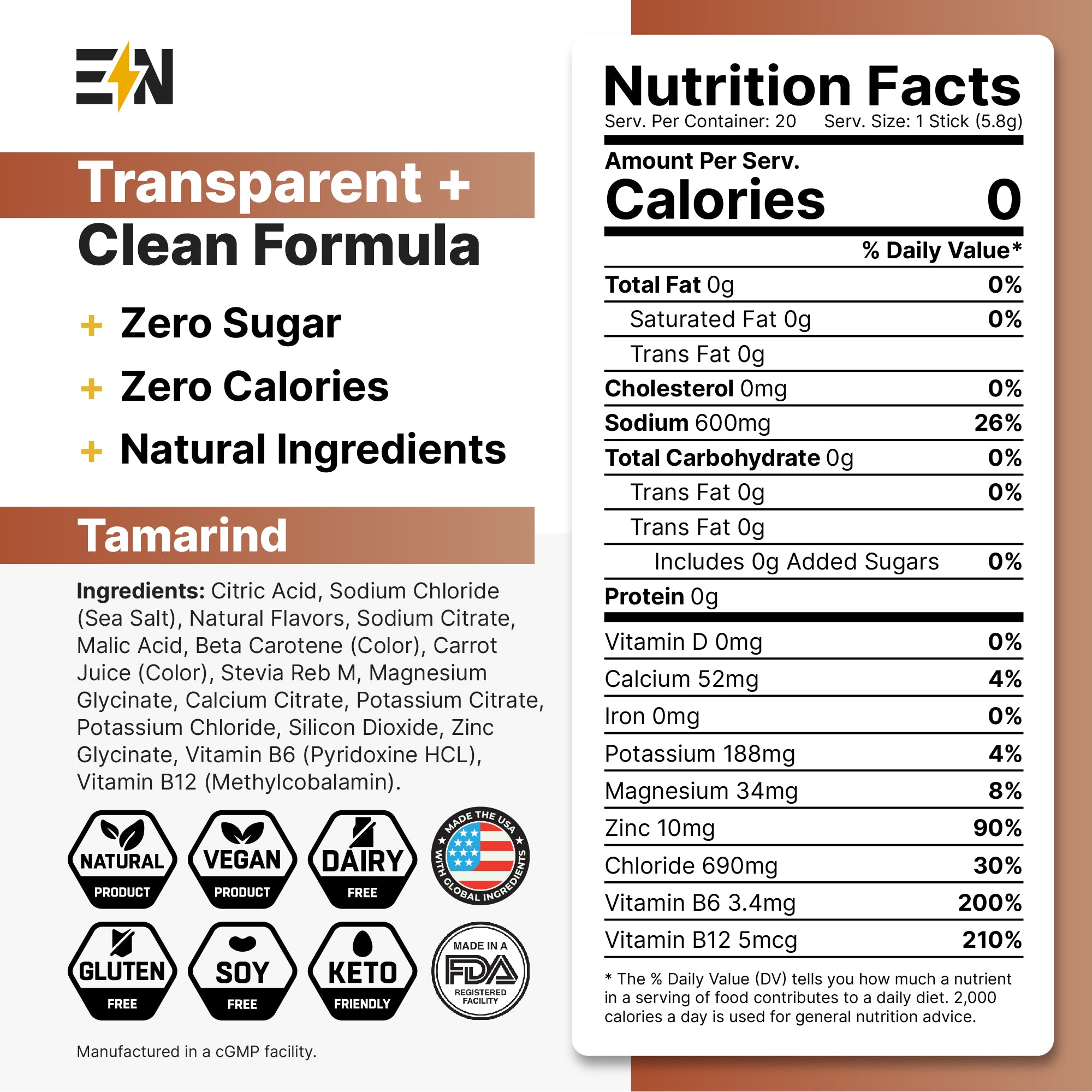 Hydration Drink Mix - Stick Packs