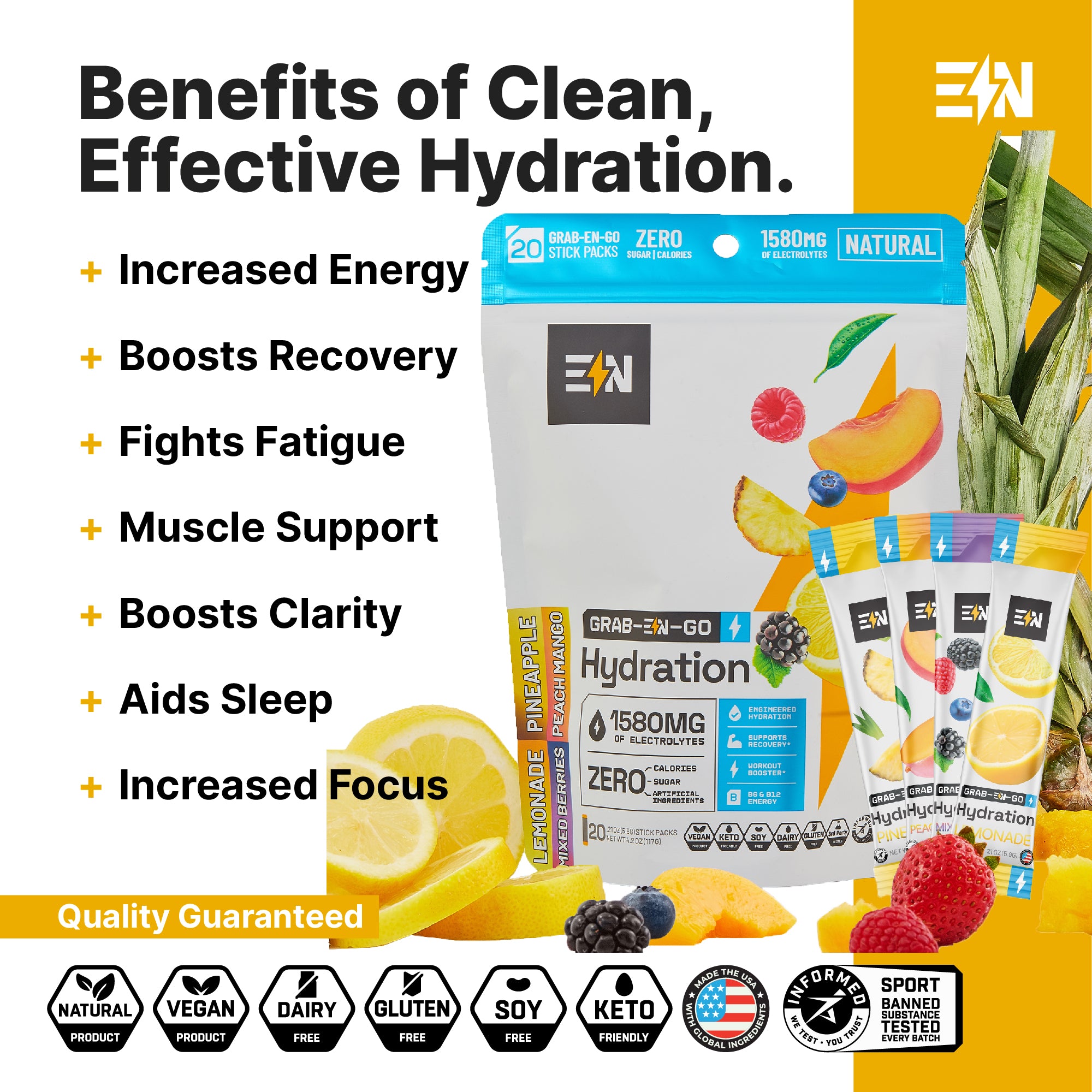 Hydration Drink Mix - Stick Packs