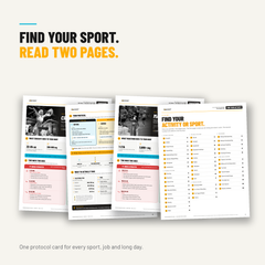 Find your sport, read two pages — sample pages from the Playbook
