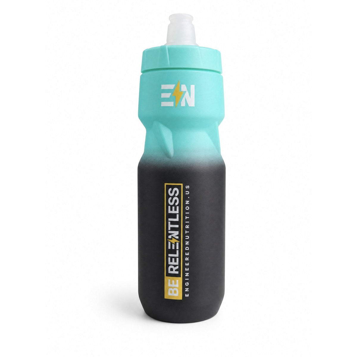 Pensacola Beach Brawl 2026 bottle, back, EN Be Relentless mark
