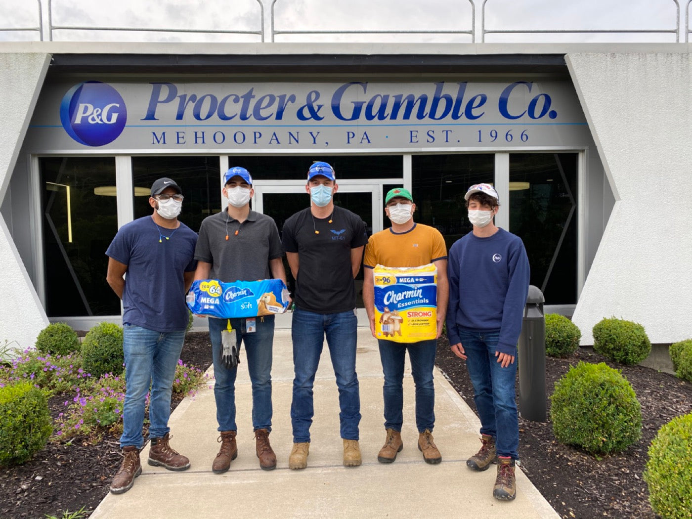 Nino at the Procter & Gamble Mehoopany plant